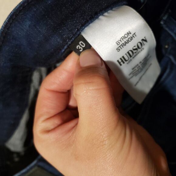 HUDSON Men's Byron Straight Distressed Jeans Size 30 - Picture 11 of 12